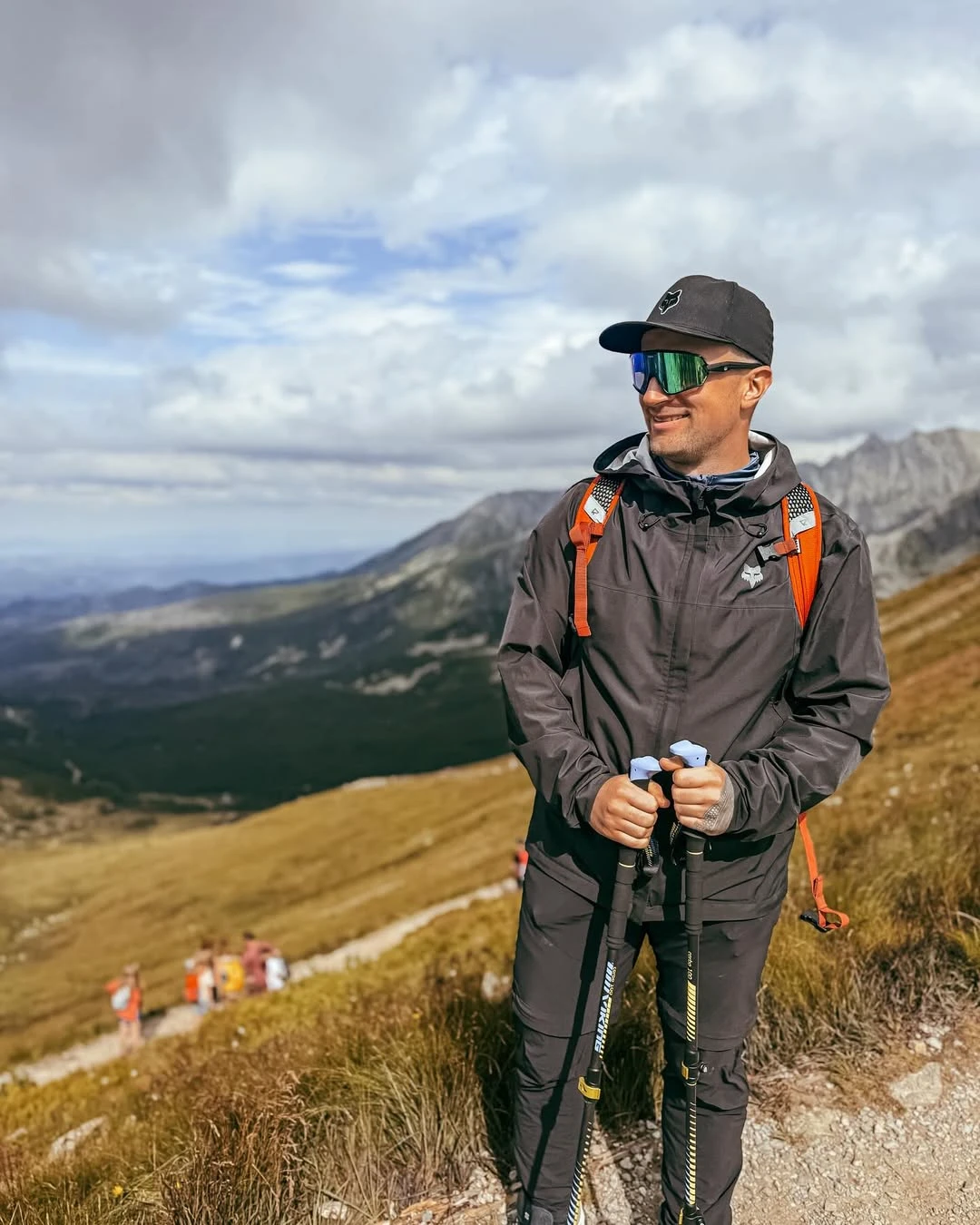 Rafał Hutyra – trener MTB Puma Bike podczas treningu w terenie górskim